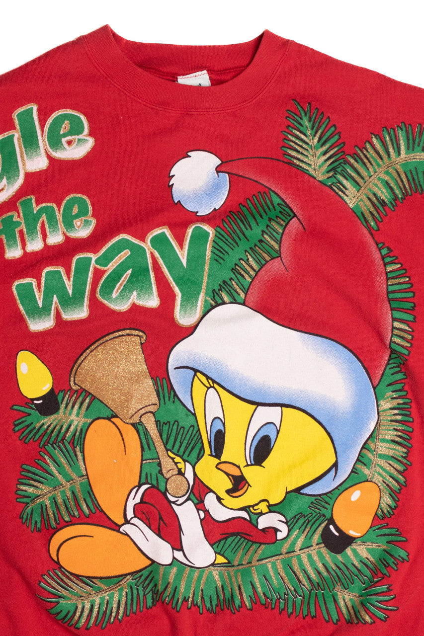 Tweety Bird Ugly Christmas Sweatshirt