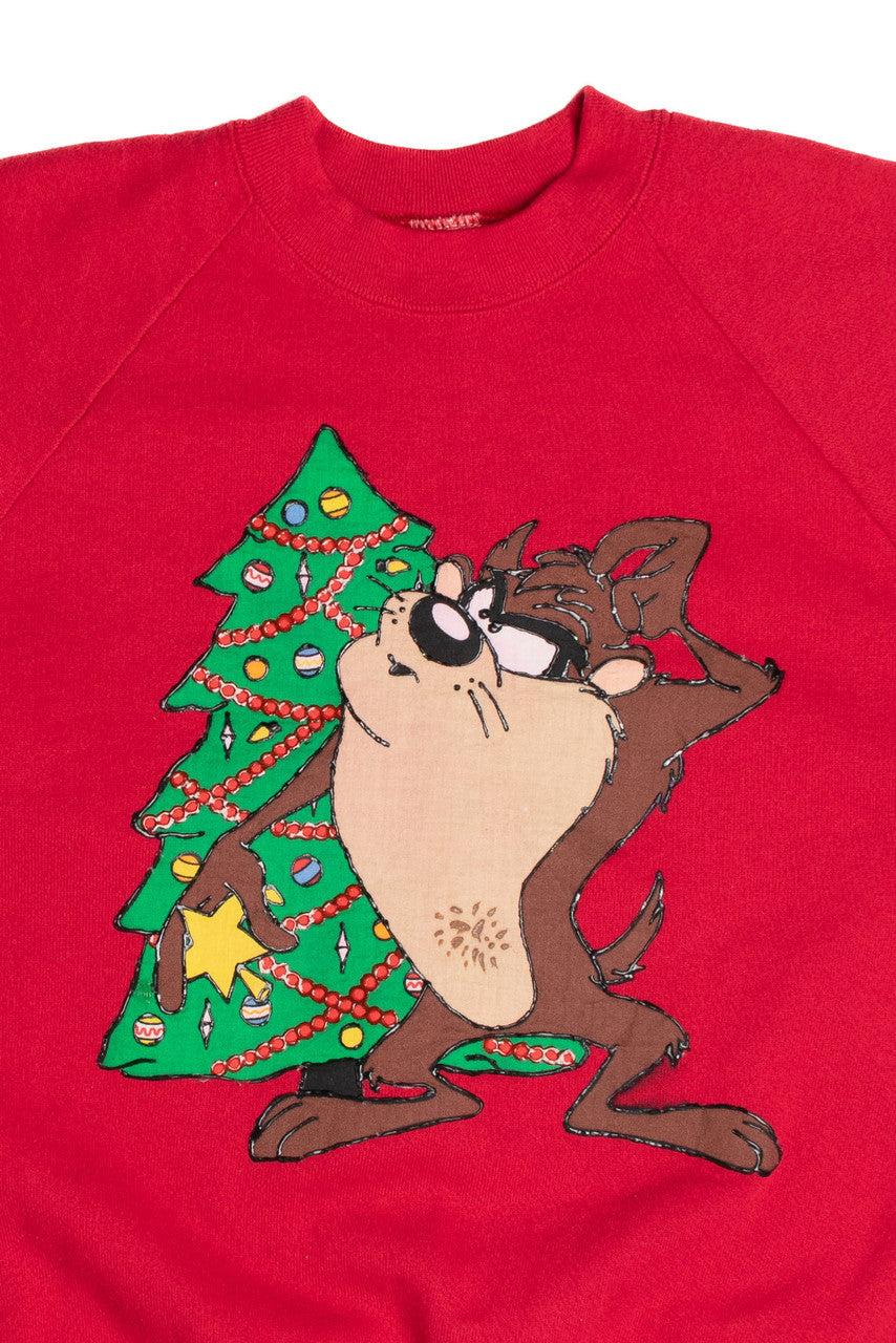 Taz Tree Christmas Sweatshirt