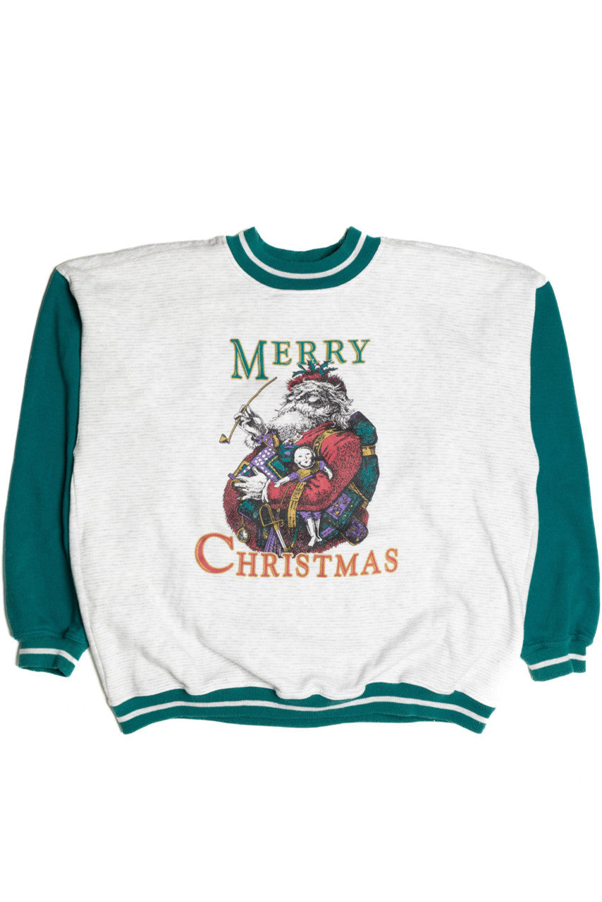 Vintage Ugly Santa Christmas Sweatshirt