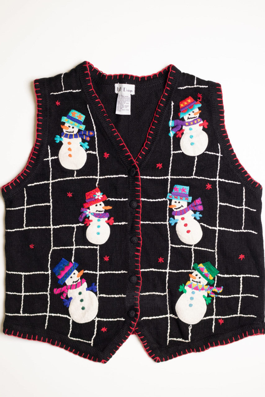 Black Ugly Christmas Vest