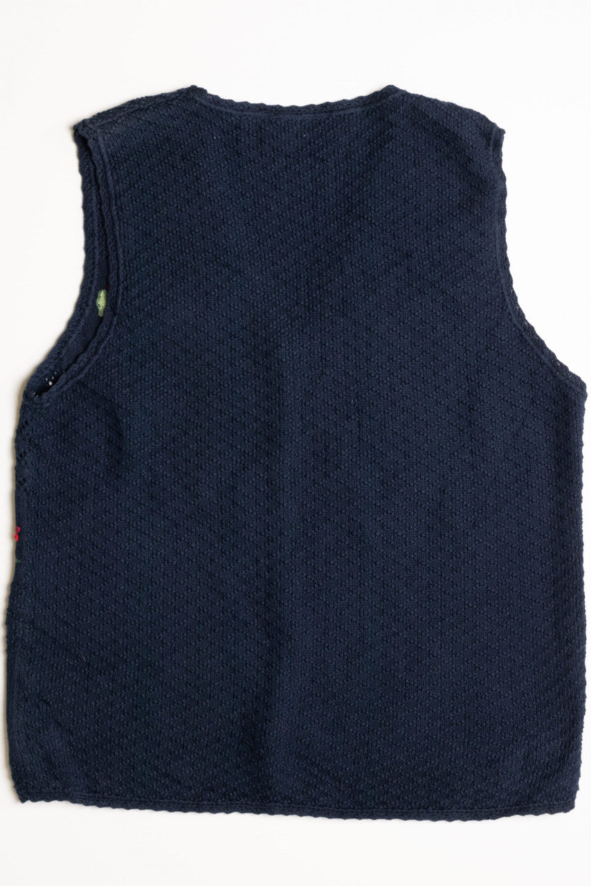 Blue Ugly Christmas Vest 56789