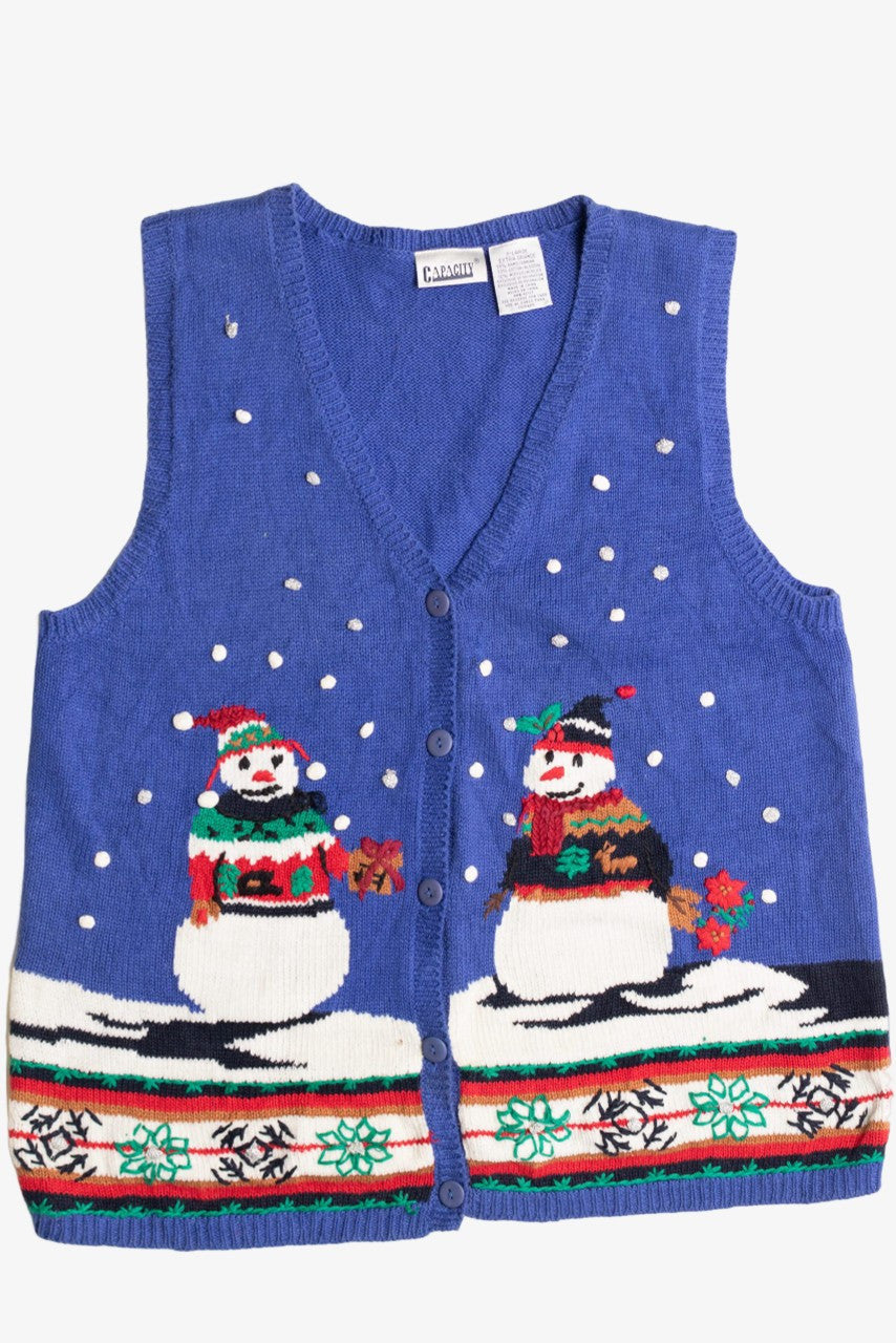 Blue Ugly Christmas Vest 56798