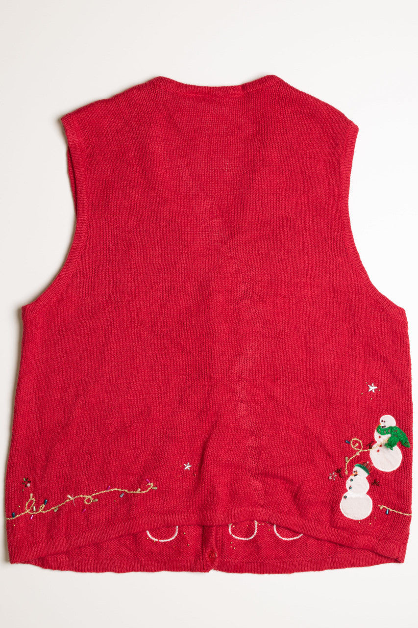Red Ugly Christmas Vest 56809