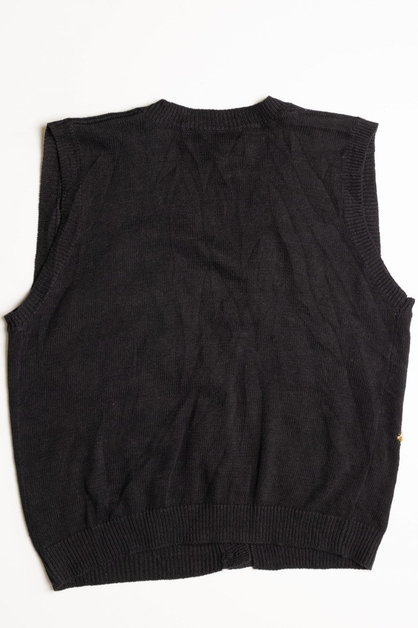 Black Ugly Christmas Vest 56814