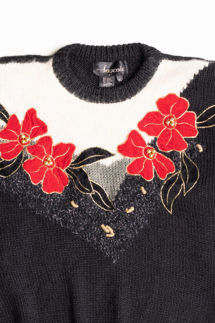Black Ugly Christmas Pullover 56815