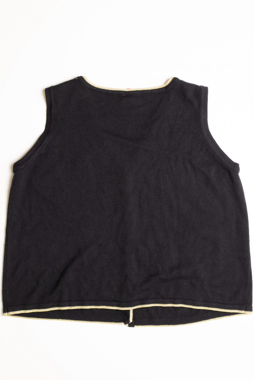 Black Ugly Christmas Vest 56819