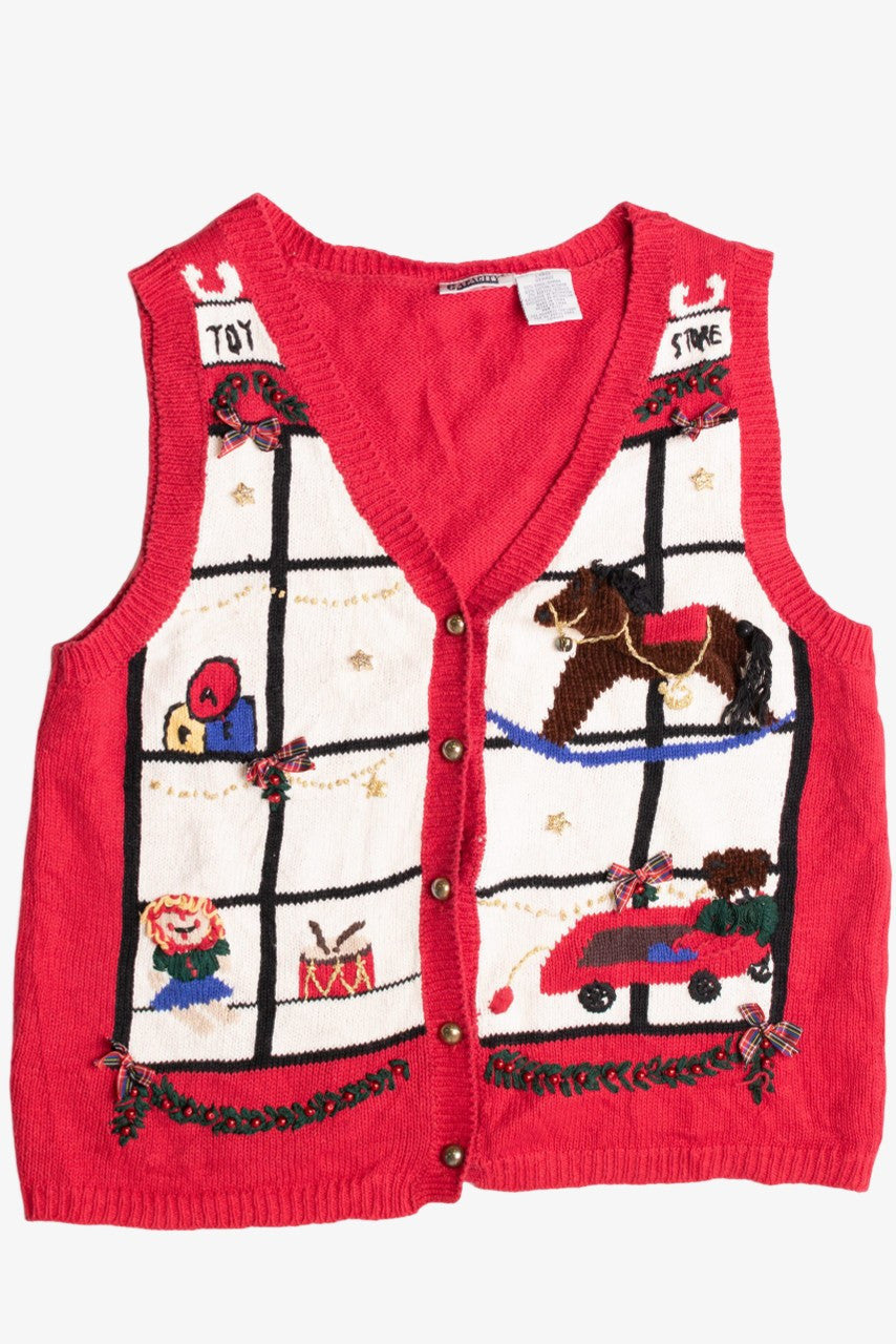 Red Ugly Christmas Vest 56823