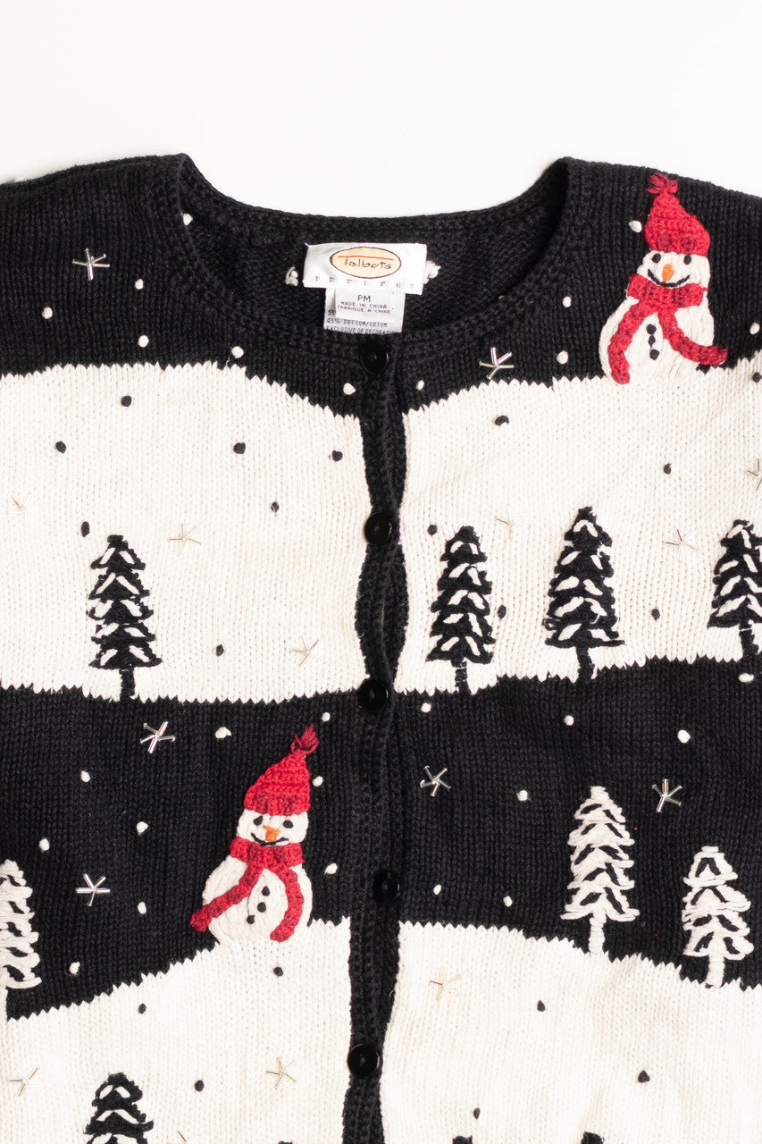 Black Ugly Christmas Cardigan 56826