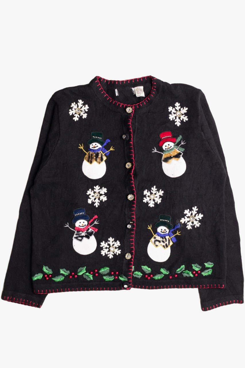 Black Ugly Christmas Cardigan 56837