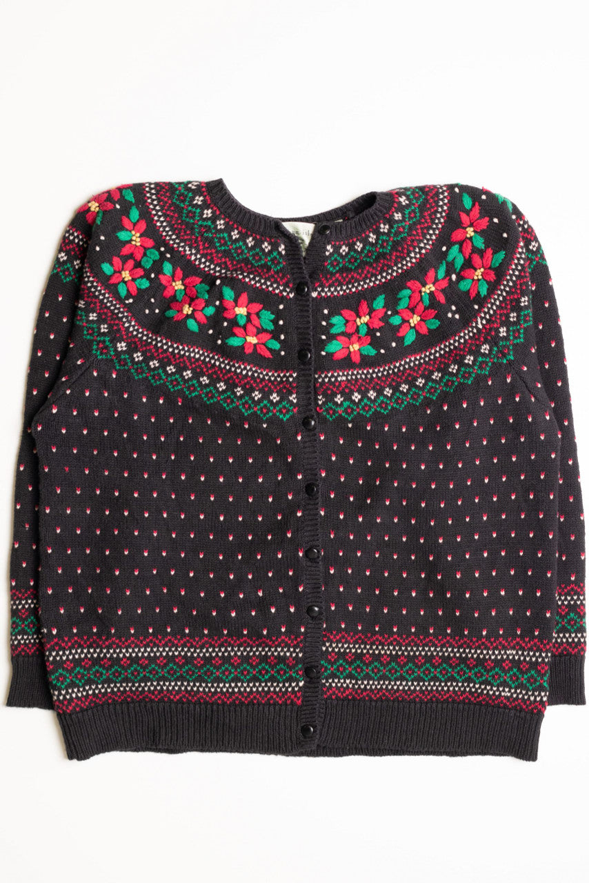 Brown Ugly Christmas Cardigan