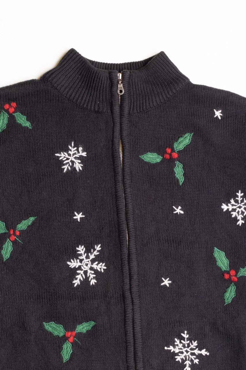 Black Ugly Christmas Cardigan 56839