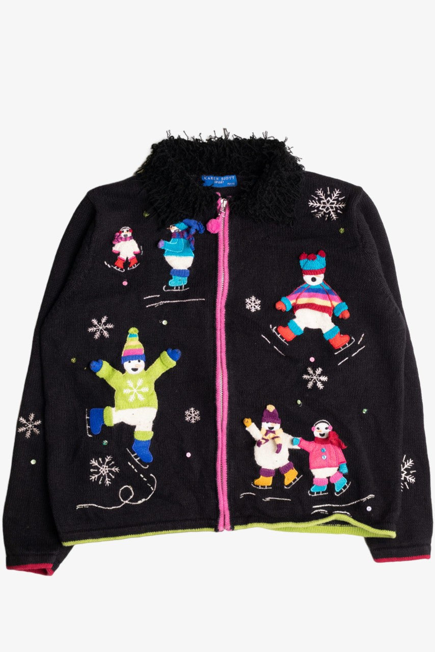 Black Ugly Christmas Cardigan 56841