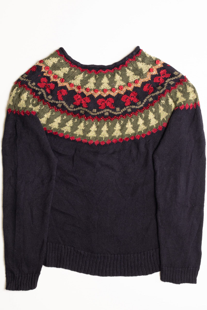 Black Ugly Christmas Cardigan 56844