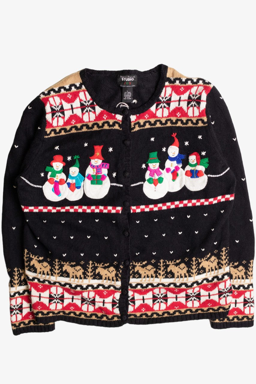 Black Ugly Christmas Cardigan 56848