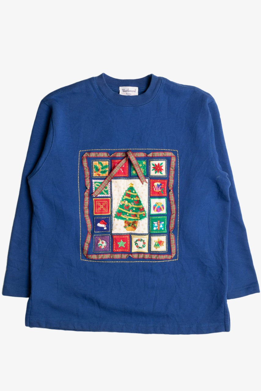 Blue Ugly Christmas Sweatshirt 56869