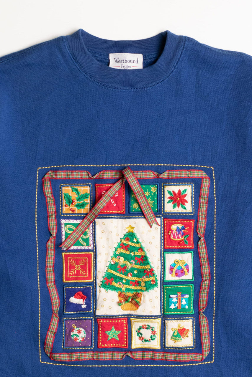 Blue Ugly Christmas Sweatshirt 56869
