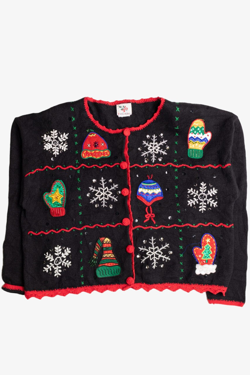 Black Ugly Christmas Cardigan 56875