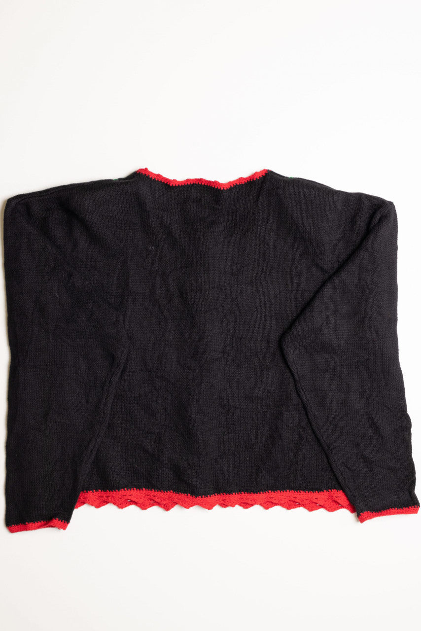 Black Ugly Christmas Cardigan 56875