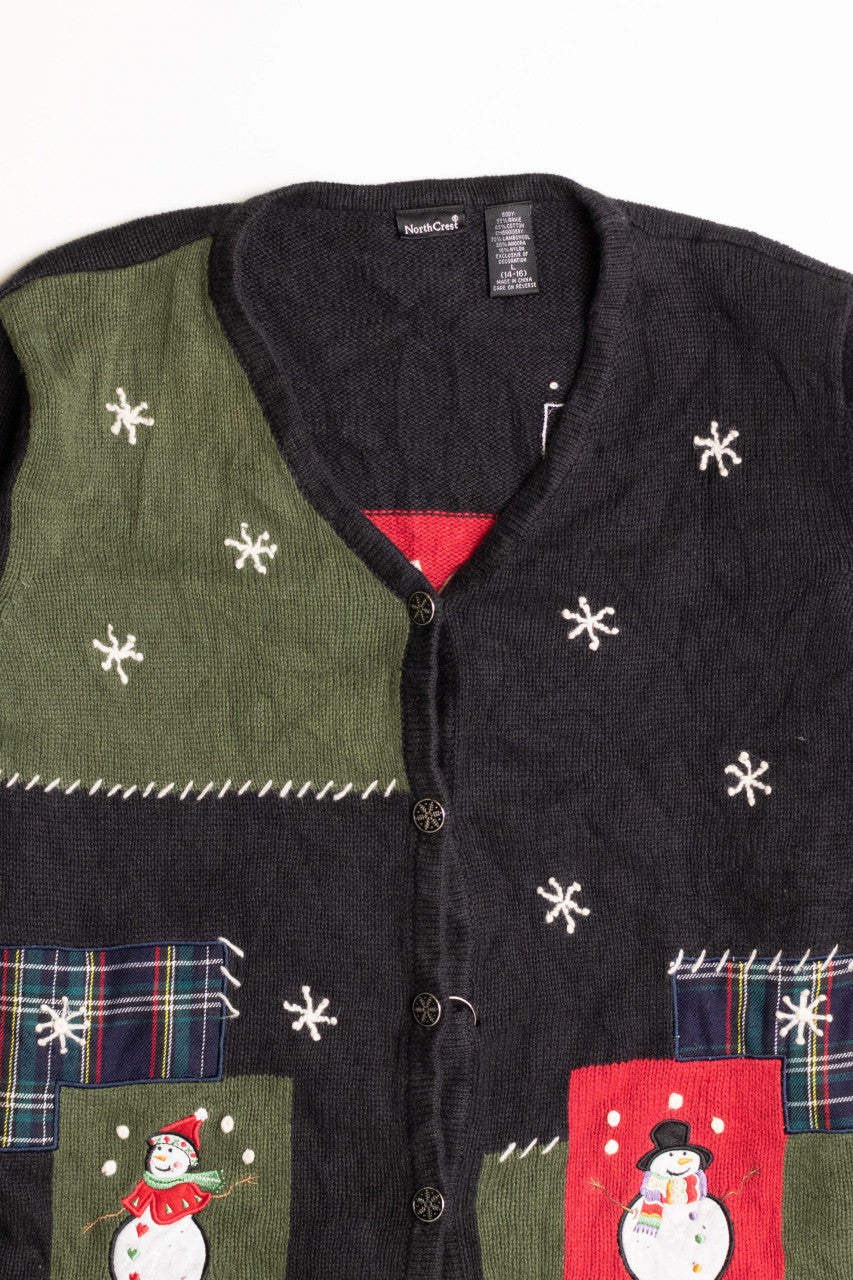 Black Ugly Christmas Cardigan 56881