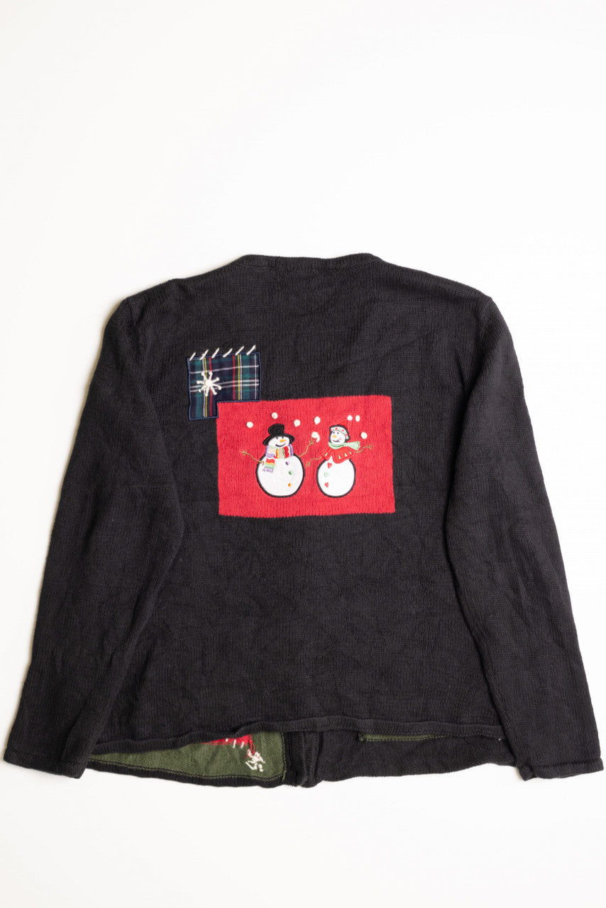 Black Ugly Christmas Cardigan 56881