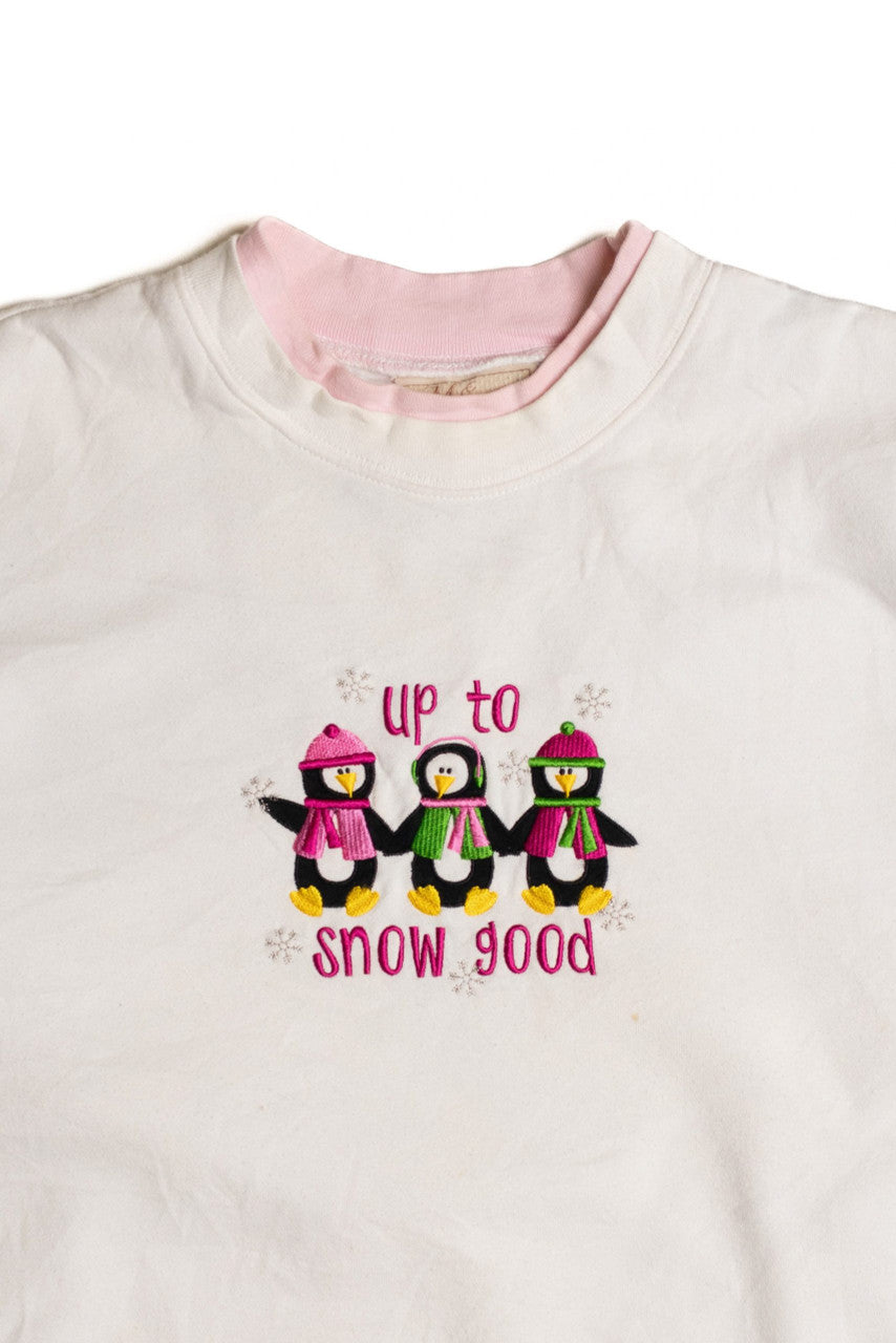 Up to Snow Good Ugly Christmas Sweatshirt 56890