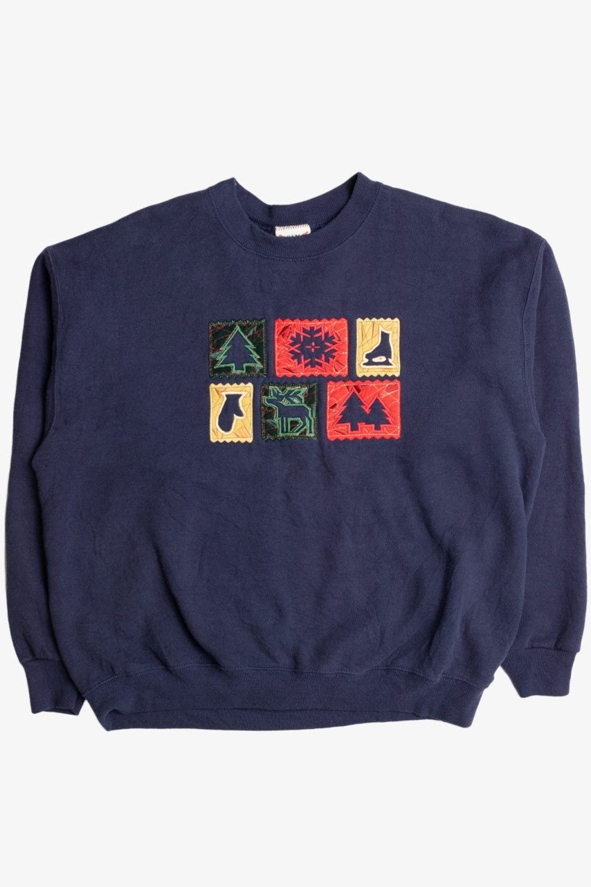 Blue Ugly Christmas Sweatshirt 56922