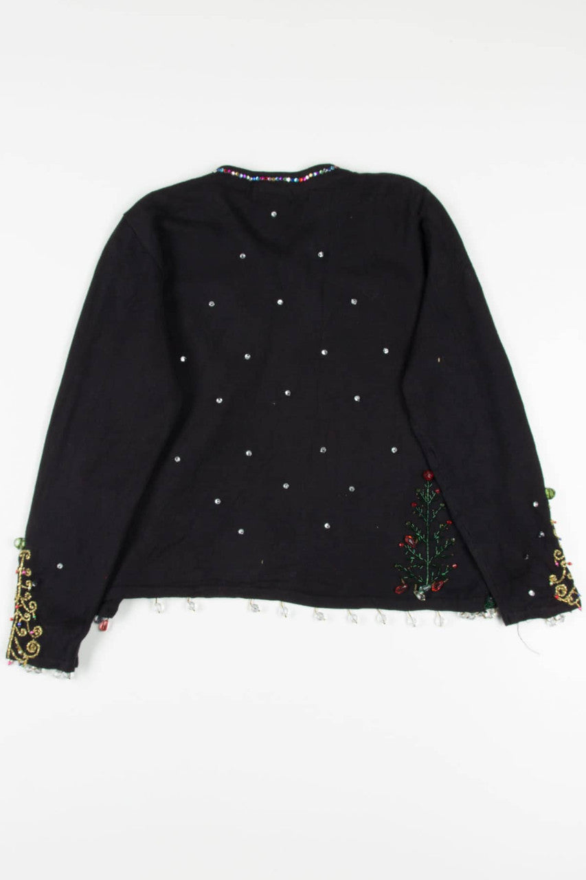 Black Ugly Christmas Cardigan 57001