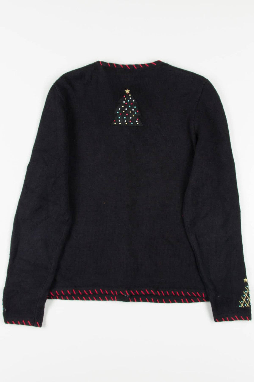 Black Ugly Christmas Cardigan 57005