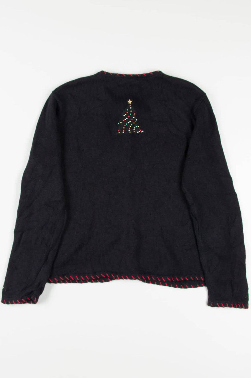 Black Ugly Christmas Cardigan 57007