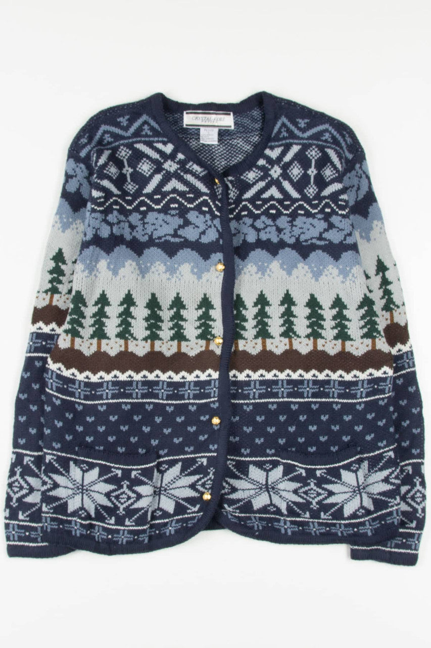 Blue Ugly Christmas Cardigan 57106