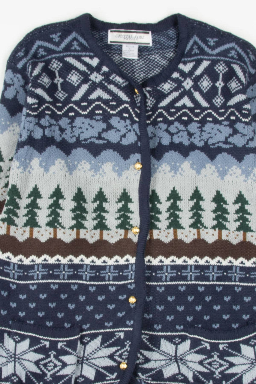 Blue Ugly Christmas Cardigan 57106