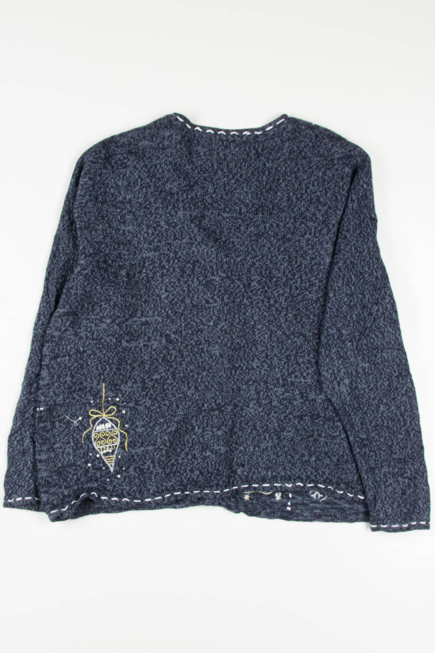Blue Ugly Christmas Cardigan 57108