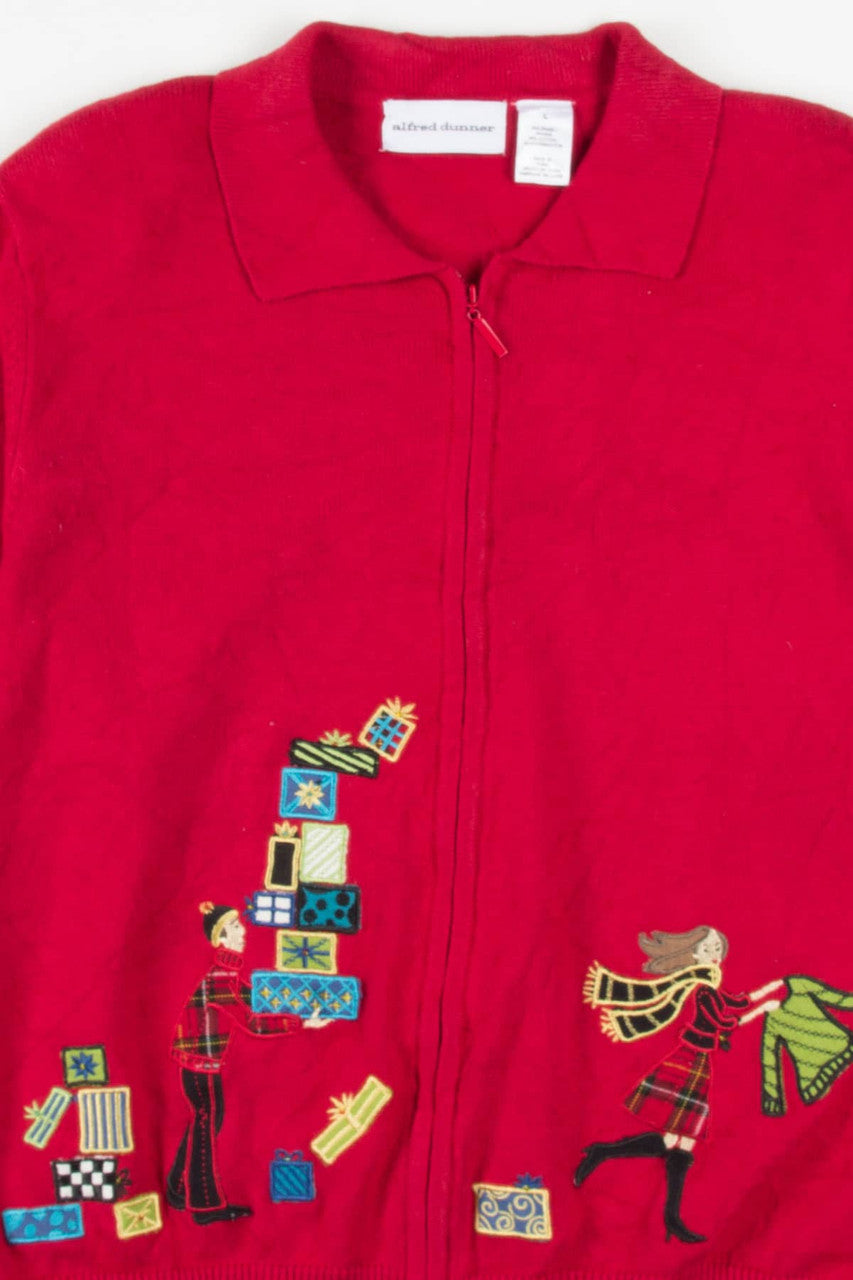Red Ugly Christmas Cardigan 57121