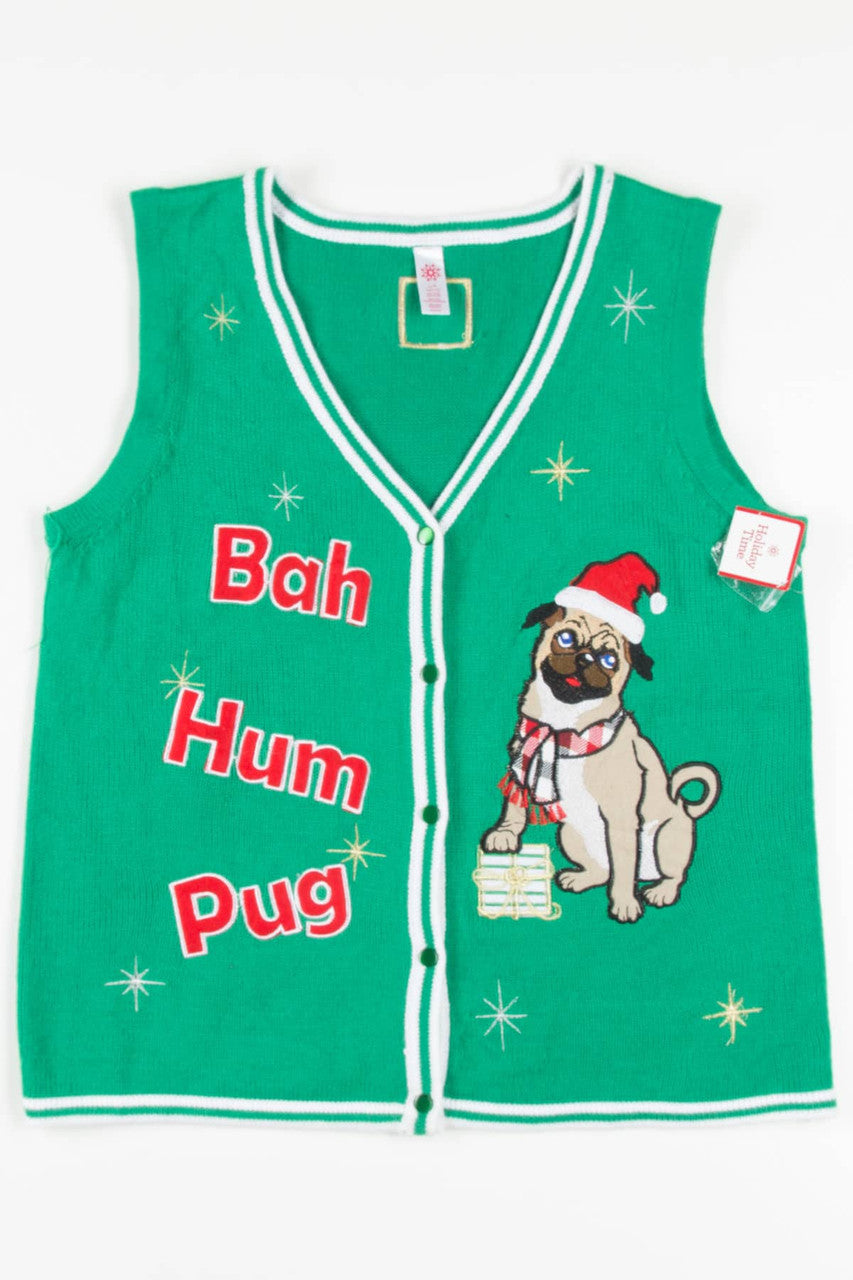 Deadstock Pug Ugly Christmas Vest 57178