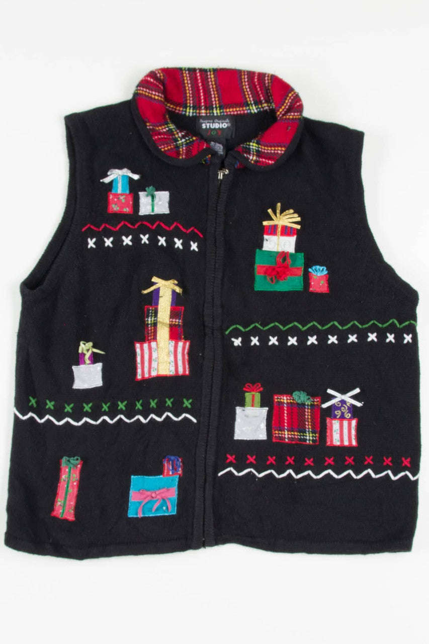 Black Ugly Christmas Vest 57196
