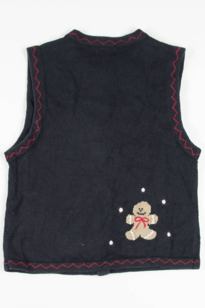 Black Ugly Christmas Vest 57356