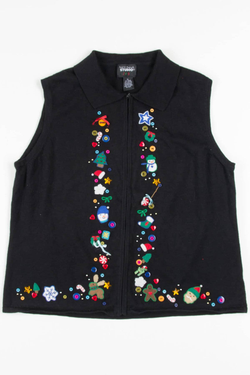 Black Ugly Christmas Sweater 57366