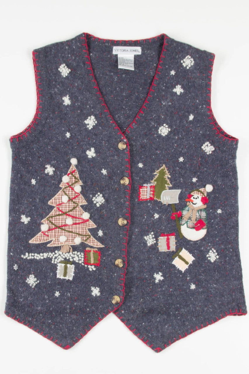 Blue Ugly Christmas Vest 57457