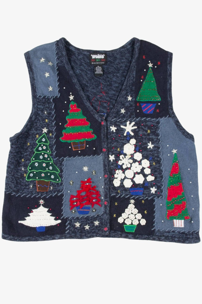 Blue Ugly Christmas Vest 57488