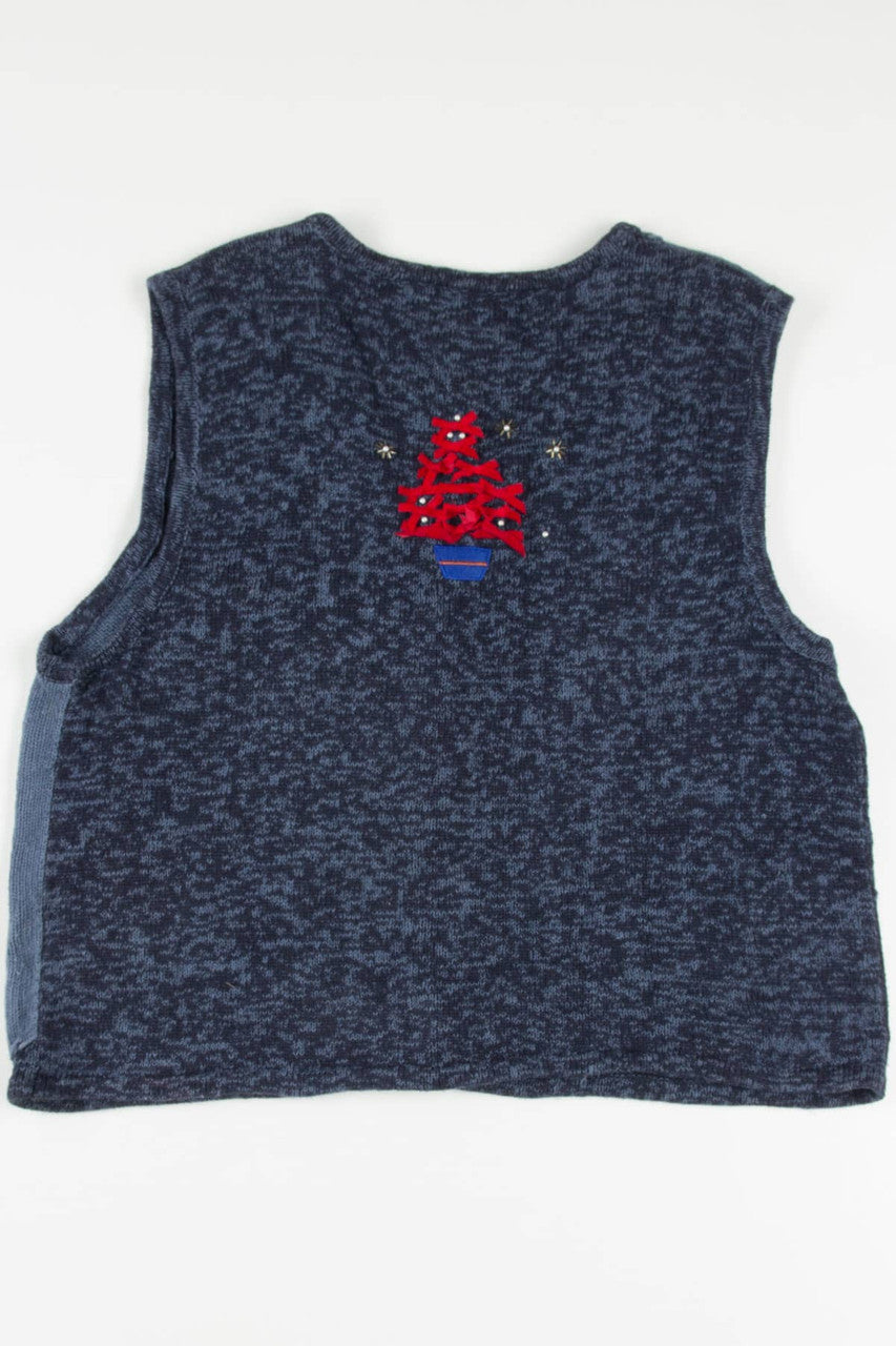 Blue Ugly Christmas Vest 57488