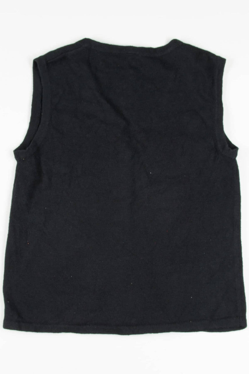 Black Ugly Christmas Vest 57531