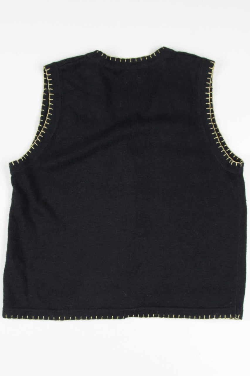 Black Ugly Christmas Vest 57557