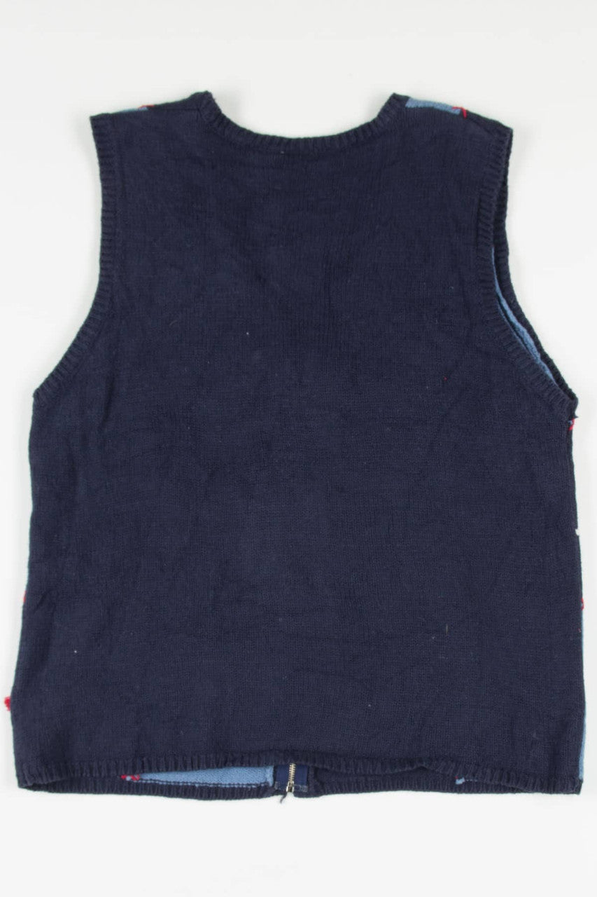 Blue Ugly Christmas Vest 57559