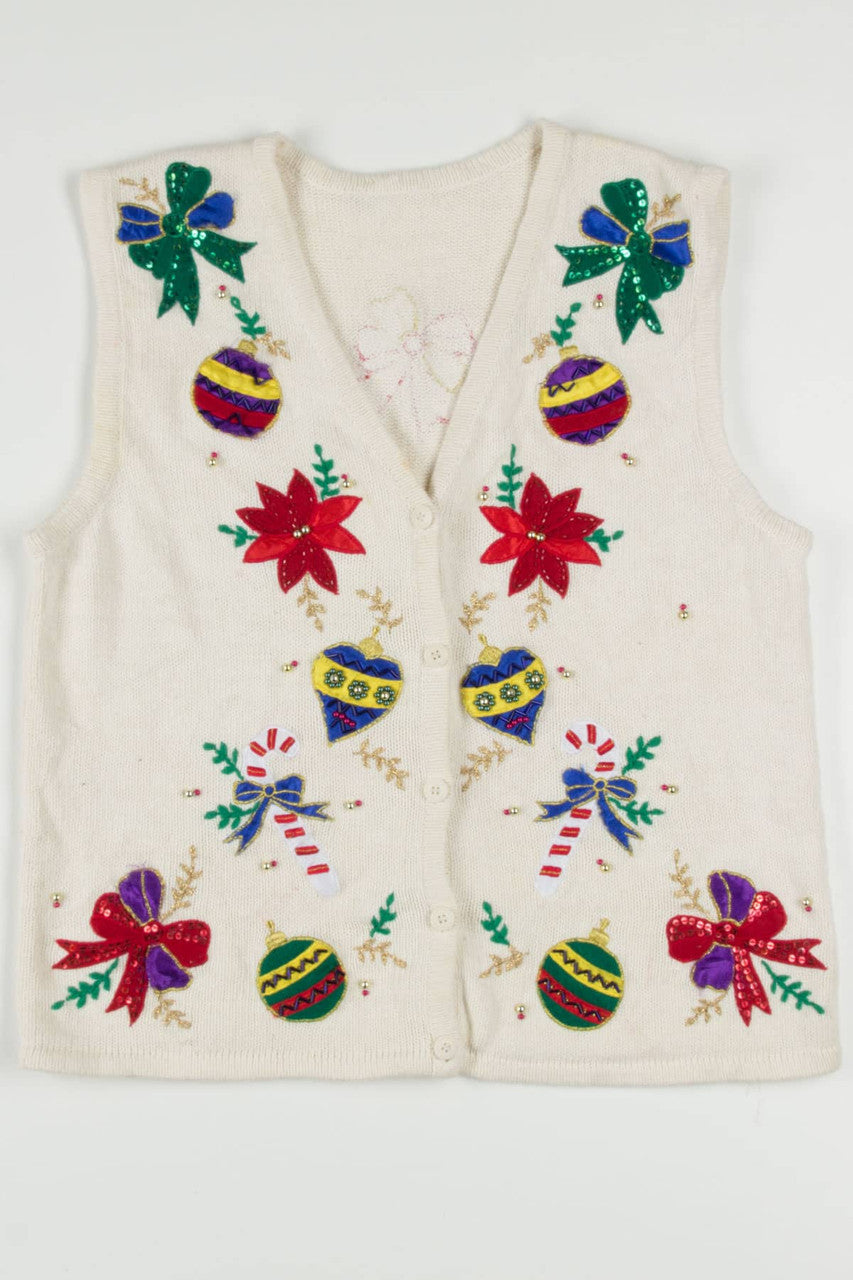 Cream Ugly Christmas Vest 57567