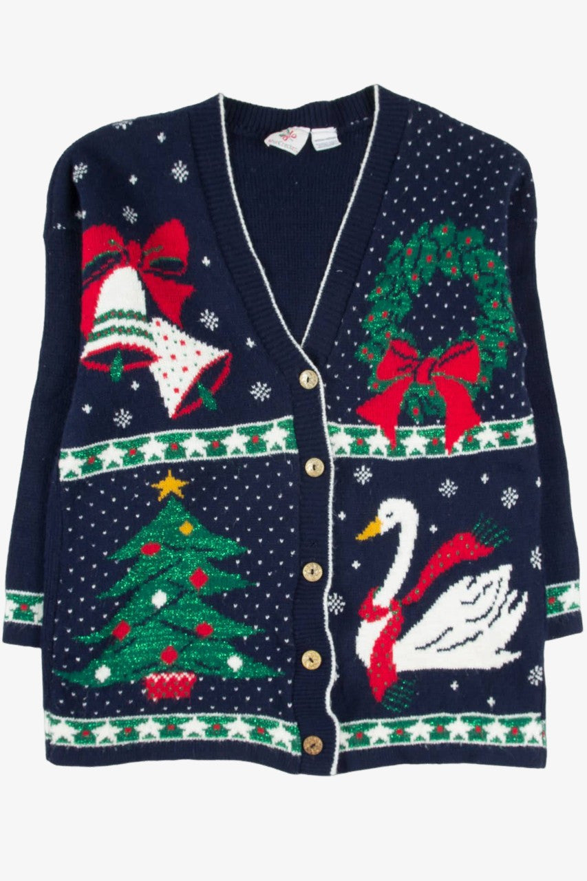 Blue Ugly Christmas Cardigan 57785