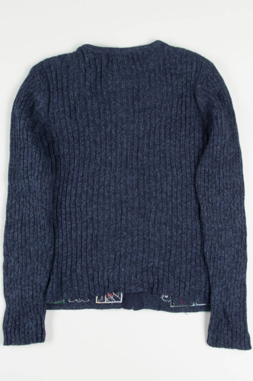 Blue Ugly Christmas Cardigan 57794