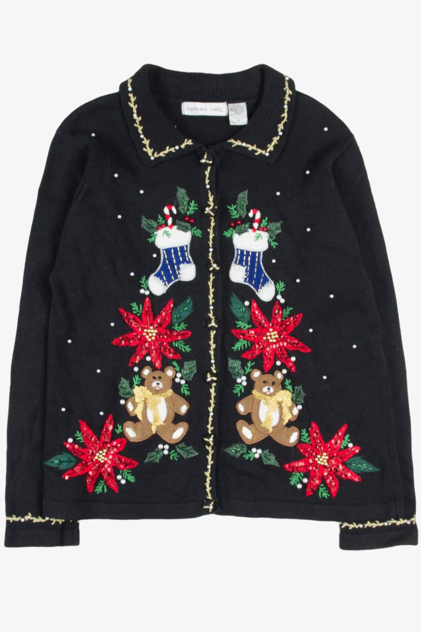 Black Ugly Christmas Cardigan 57805