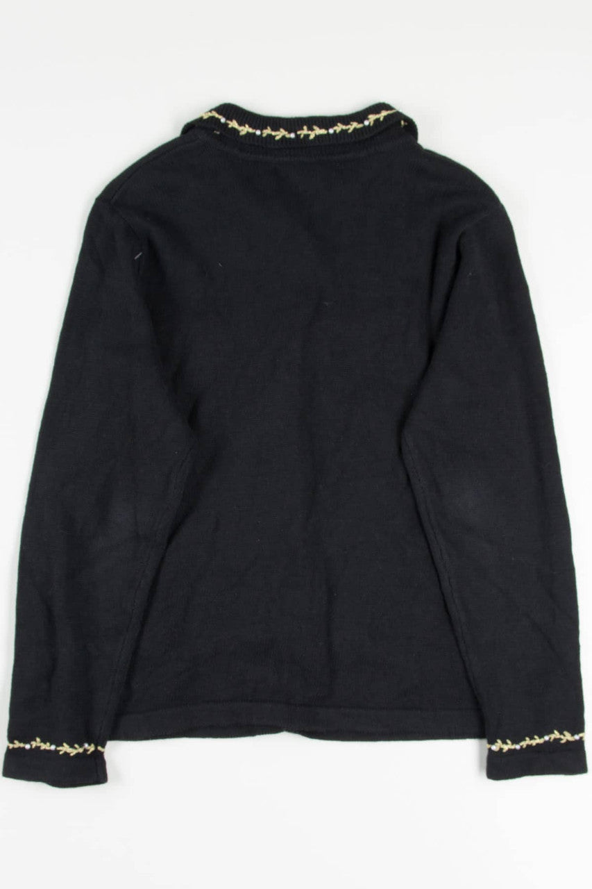 Black Ugly Christmas Cardigan 57805