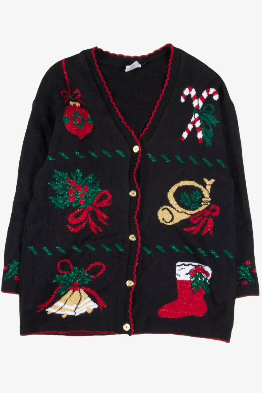 Black Ugly Christmas Cardigan 57814