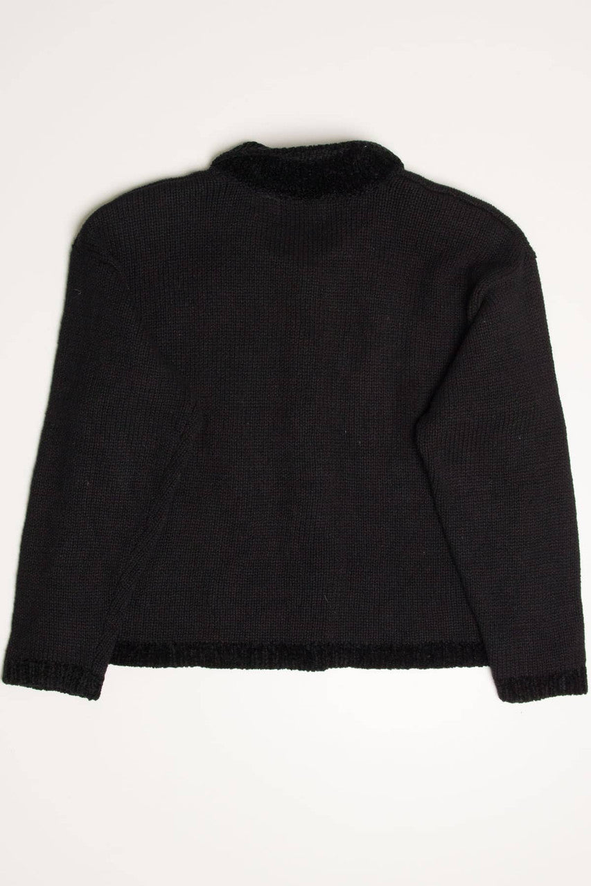 Black Ugly Christmas Cardigan 57838